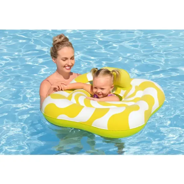 Bestway: Swim Safe dwuobręczowe koło do pływania dla niemowląt z siedziskiem 79 cm zdjęcie 2