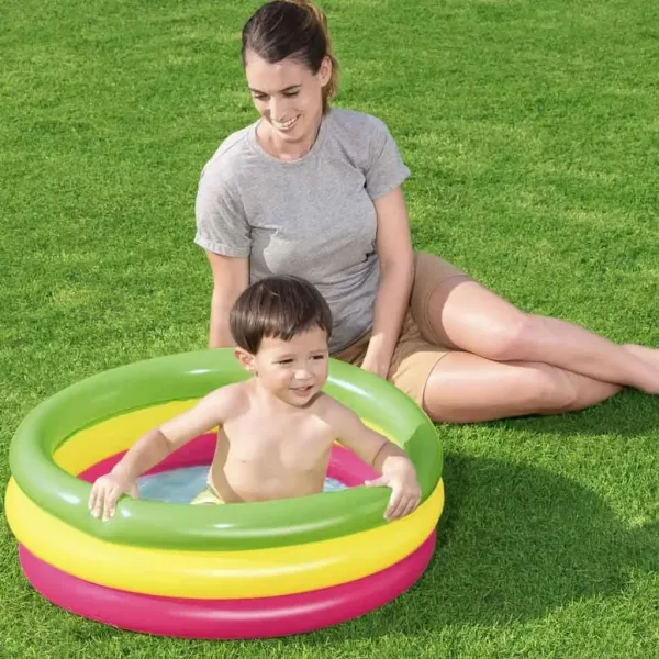 Bestway: Swim Squad™ trzykołowy basenik dla dzieci Ø 70 x 24 cm zdjęcie 2