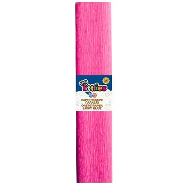 Bibuła krepowa w kolorze różowym 50x200 cm zdjęcie 1