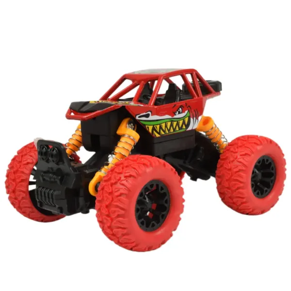 Big Foot Series: Terenowy samochód offroad z motywem rekina i napędem ciernym, w dwóch wersjach, 13 cm zdjęcie 2