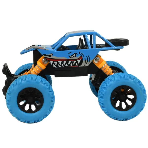 Big Foot Series: Terenowy samochód offroad z motywem rekina i napędem ciernym, w dwóch wersjach, 13 cm zdjęcie 7
