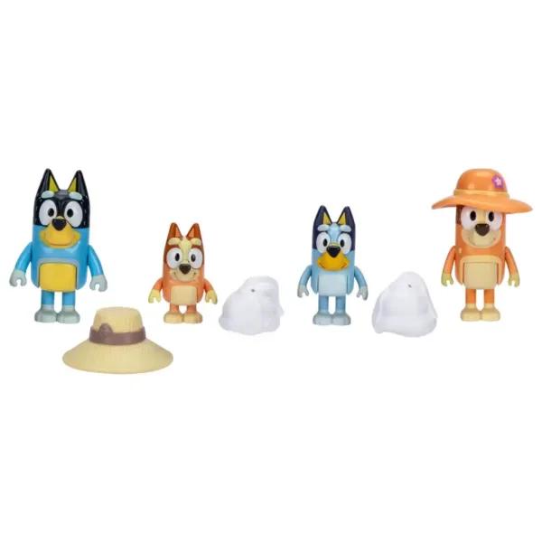 Bluey: Rodzinna podróż zestaw 4 figurek zdjęcie 2