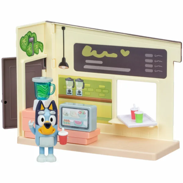 Bluey: Zestaw do zabawy sklep z sokami z figurką Bluey zdjęcie 3