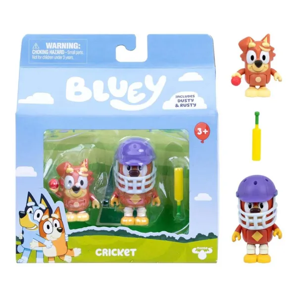 Bluey: Zestaw dwóch figurek - Cricket zdjęcie 2