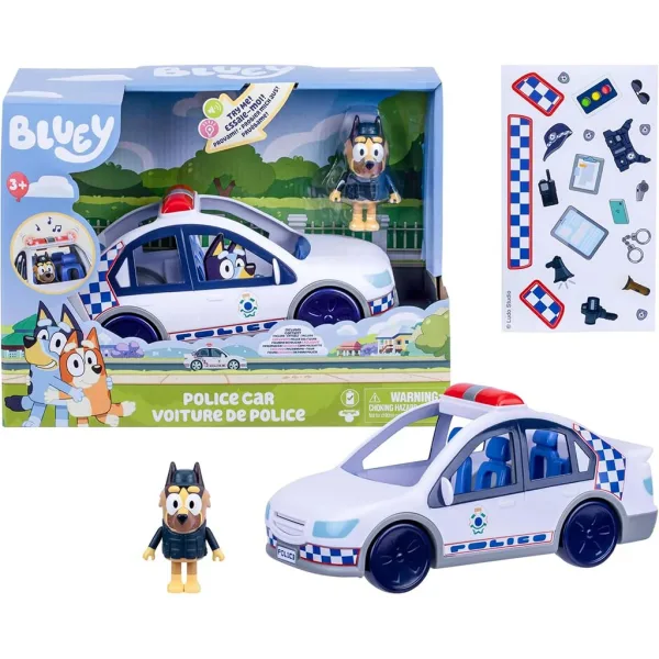 Bluey: Zestaw zabawkowy z radiowozem i figurką zdjęcie 3
