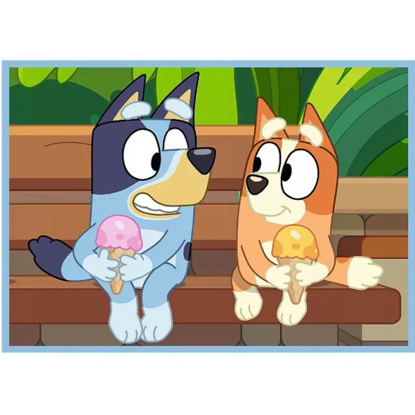 Bluey świat 4 w 1 puzzle 12-15-20-24 elementów – Trefl zdjęcie 2