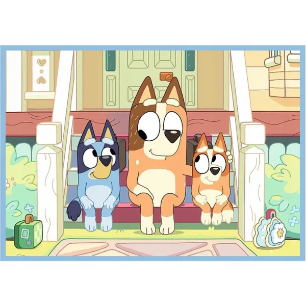 Bluey świat 4 w 1 puzzle 12-15-20-24 elementów – Trefl zdjęcie 3