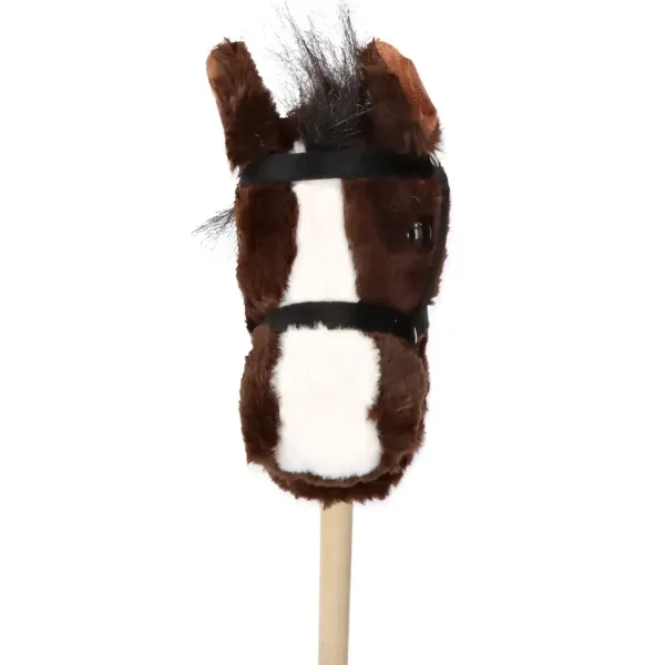 Bonnie, konik na kijku w ciemnobrązowym kolorze - Woodyland zdjęcie 2