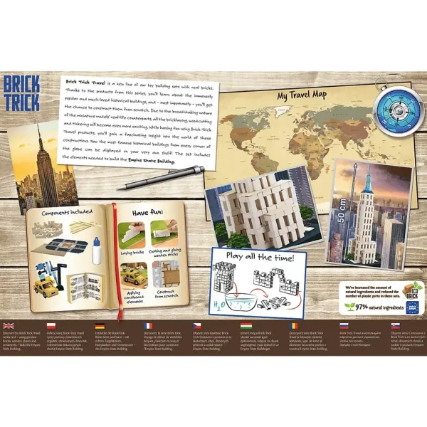 Brick Trick Budujemy z cegieł: Empire State Building XL zestaw konstrukcyjny - Trefl zdjęcie 3