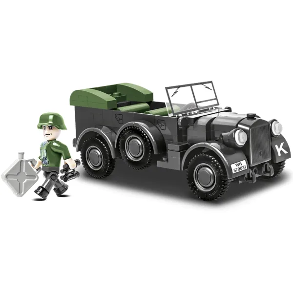 COBI: 1937 Horch 901 kfz.15 wojskowy pojazd do budowania (2405) zdjęcie 2