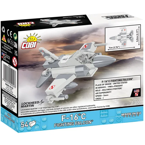 COBI: Armed Forces F-16C Fighting Falcon zestaw konstrukcyjny (5929) zdjęcie 4