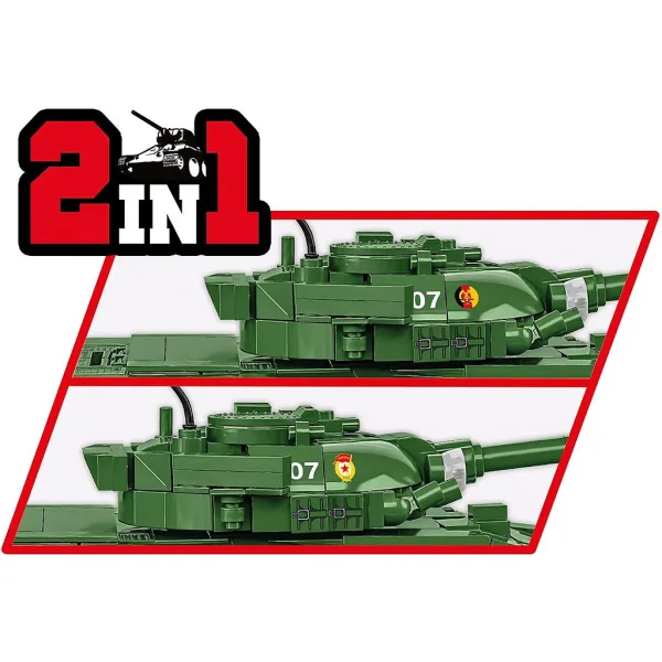 COBI: Armed Forces T-72 (Niemcy Wschodnie/ZSRR) zestaw konstrukcyjny czołgu (2625) zdjęcie 6