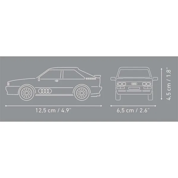 COBI: Audi Quattro 1980 samochodowy zestaw konstrukcyjny (24664) zdjęcie 4