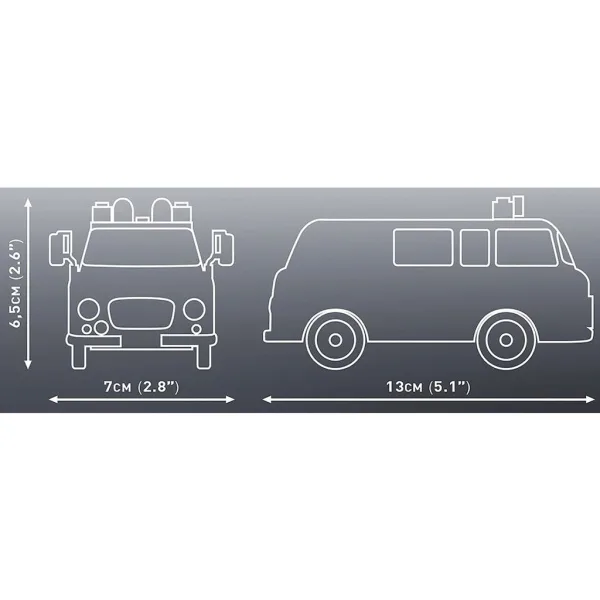 COBI: Barkas B1000 policyjny mikrobus zestaw konstrukcyjny (24596) zdjęcie 4