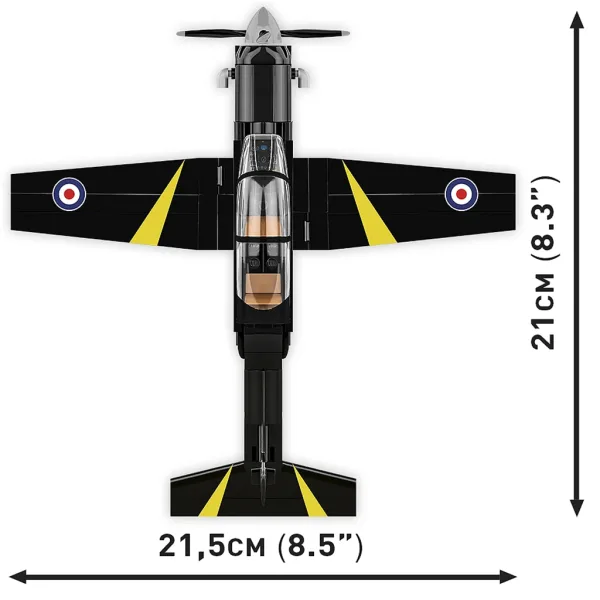 COBI: Beechcraft T-6 Texan II czarny zestaw konstrukcyjny (26626) zdjęcie 4
