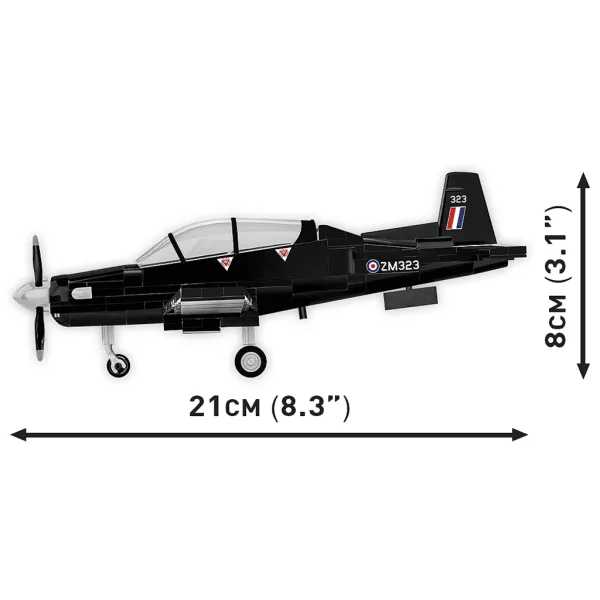 COBI: Beechcraft T-6 Texan II czarny zestaw konstrukcyjny (26626) zdjęcie 5