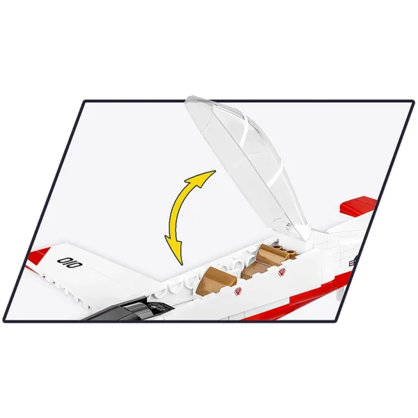 COBI: Beechcraft T-6 Texan II czerwono-biały zestaw konstrukcyjny (26625) zdjęcie 3