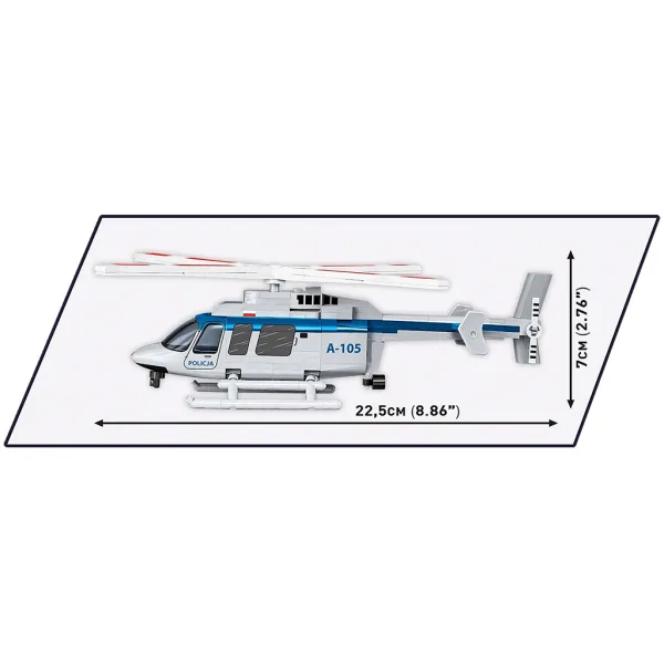 COBI: Bell 407 Policja zestaw konstrukcyjny (26628) zdjęcie 4