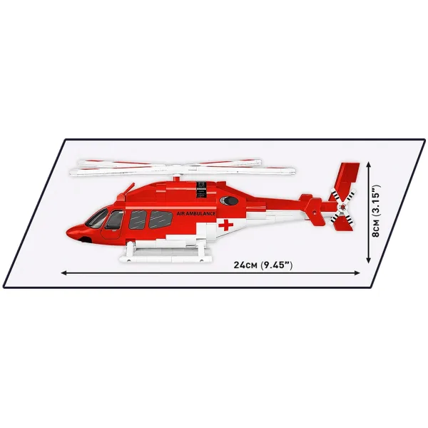 COBI: Bell 429 Śmigłowiec Ratownictwa Lotniczego zestaw konstrukcyjny (26629) zdjęcie 4