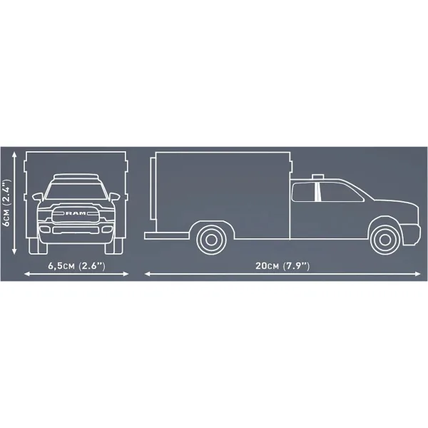 COBI: Dodge RAM 3500 karetka pogotowia zestaw konstrukcyjny (24609) zdjęcie 5