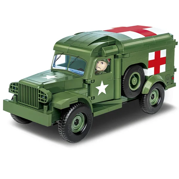 COBI: Dodge WC-54 Ambulans - zestaw klocków konstrukcyjnych (2257) zdjęcie 2