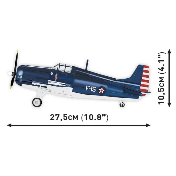 COBI: F4F Wildcat – Klocki konstrukcyjne samolotu Northrop Grumman (5731) zdjęcie 6
