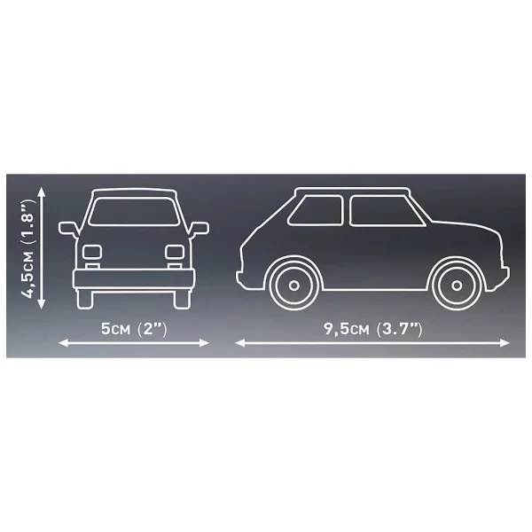 COBI: Fiat 126p — samochód elektryczny, zestaw konstrukcyjny (24531) zdjęcie 4