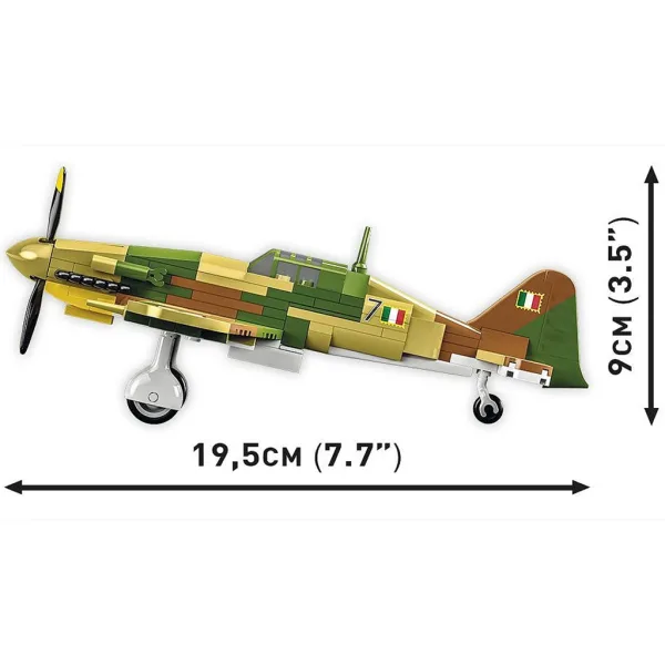 COBI: Fiat G.55 Centauro samolot - zestaw konstrukcyjny (5867) zdjęcie 4