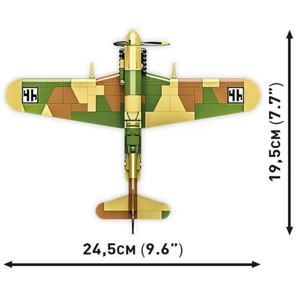 COBI: Fiat G.55 Centauro samolot - zestaw konstrukcyjny (5867) zdjęcie 5