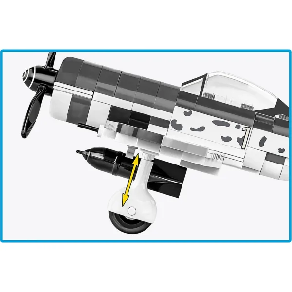 COBI: Focke-Wulf FW 190 F-8 z II wojny światowej — zabawka konstrukcyjna (5871) zdjęcie 3