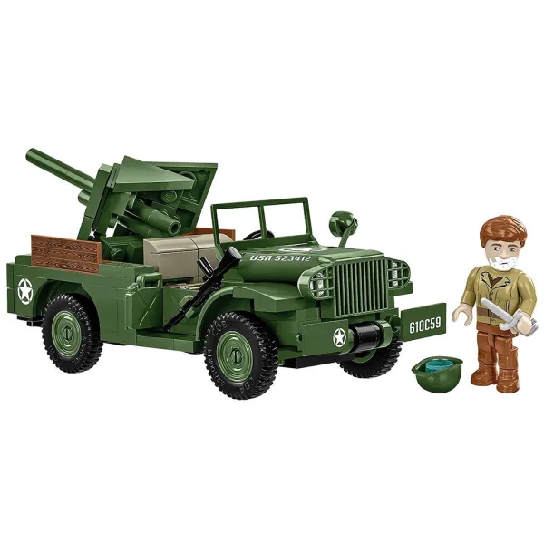 COBI: II wojna światowa 37 mm GMC M6 Fargo zestaw konstrukcyjny (3116) zdjęcie 3