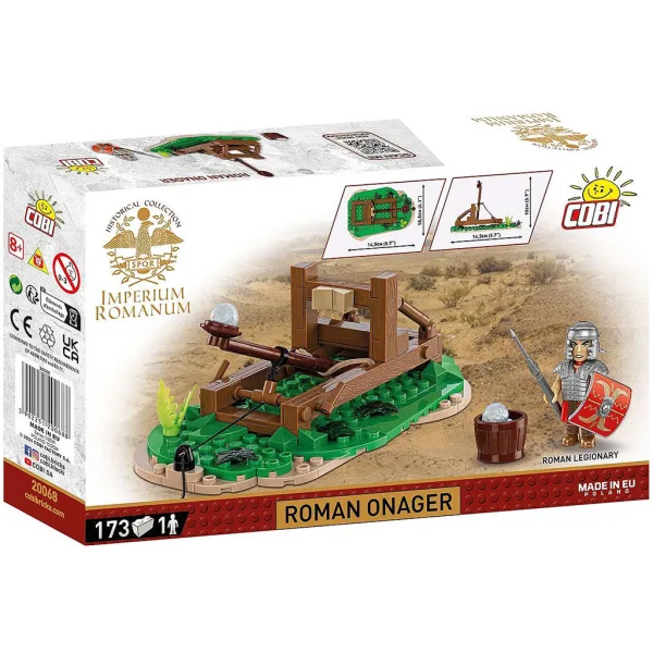 COBI: Imperium Romanum – Zestaw konstrukcyjny z katapultą i figurką (20068) zdjęcie 3