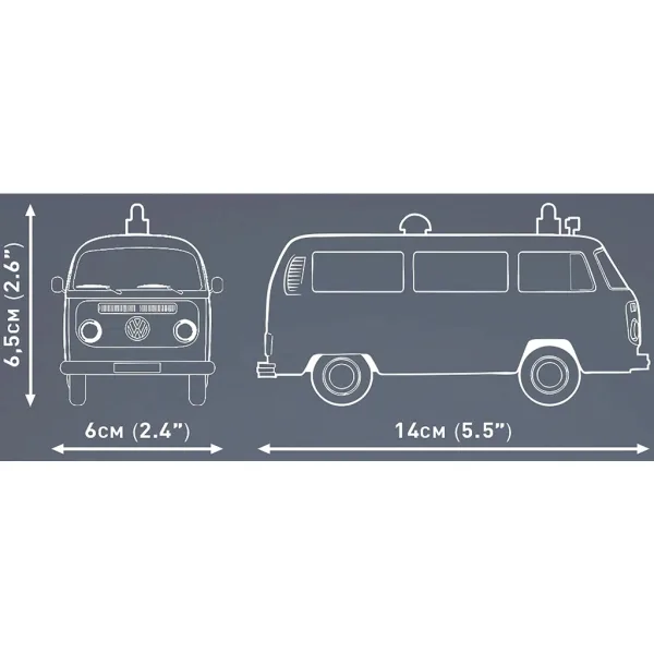 COBI: Klocki konstrukcyjne Volkswagen T2b pojazd ratowniczy (24619) zdjęcie 4