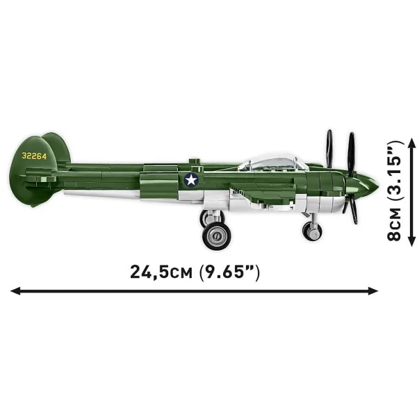 COBI: Lockheed P-38 Lightning samolot do zbudowania (5882) zdjęcie 3