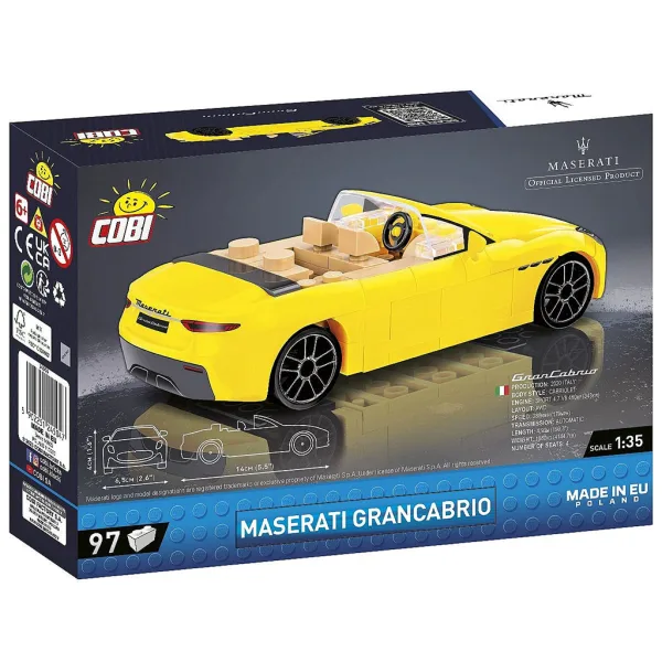 COBI: Maserati GranCabrio samochód – zestaw klocków konstrukcyjnych (24504) zdjęcie 3