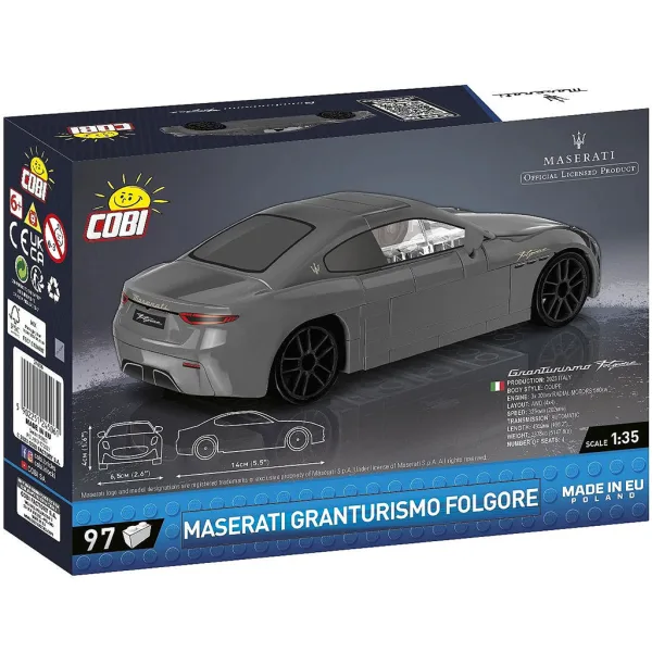 COBI: Maserati Granturismo Folgore samochód zestaw klocków (24506) zdjęcie 3