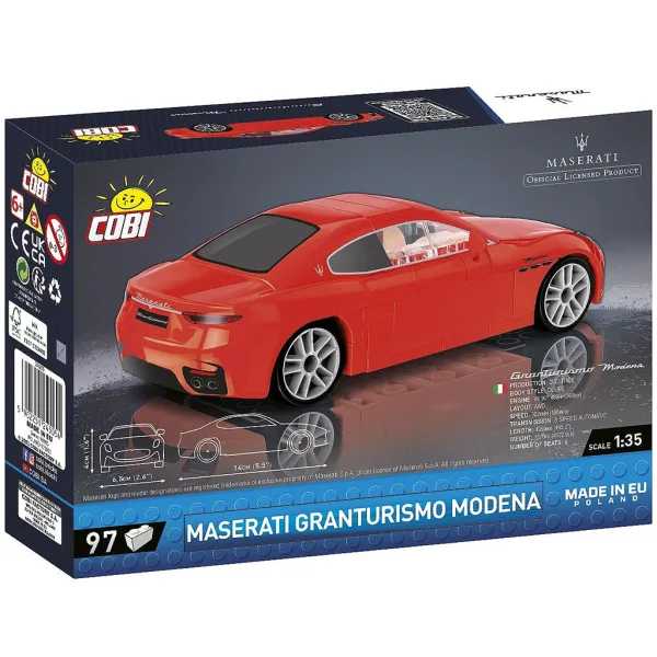 COBI: Maserati Granturismo Modena zestaw klocków (24505) zdjęcie 3