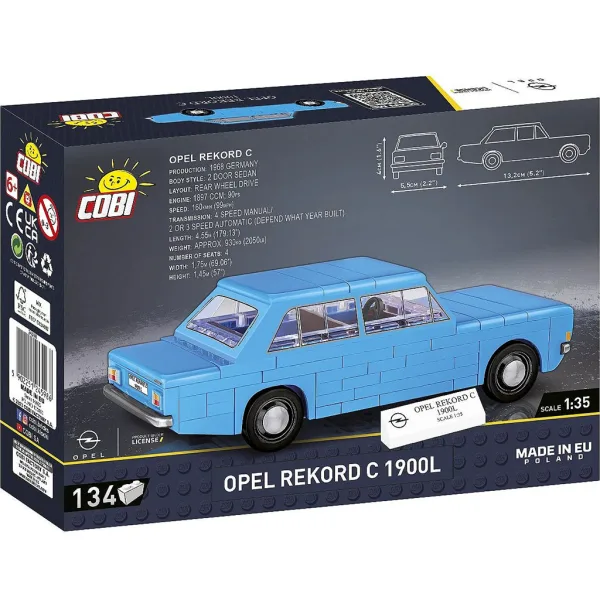 COBI: Opel Rekord C 1900 L zestaw klocków konstrukcyjnych (24598) zdjęcie 3