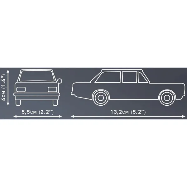 COBI: Opel Rekord C 1900 L zestaw klocków konstrukcyjnych (24598) zdjęcie 4