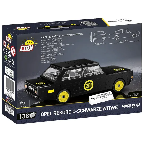 COBI: Opel Rekord C Czarna Wdowa zestaw klocków (24597) zdjęcie 3