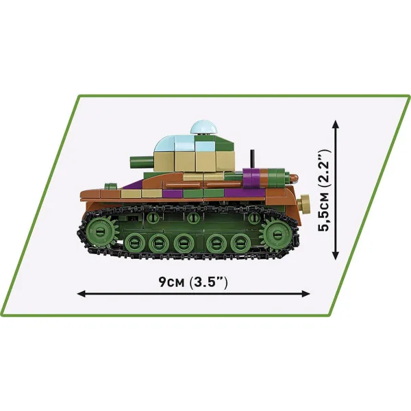 COBI: Panzer I, Renault R35 i Valentine IX – zestaw konstrukcyjny 3 w 1 (2740) zdjęcie 6