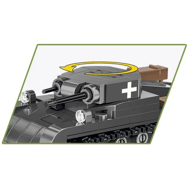 COBI: Panzer II Ausf. A zestaw konstrukcyjny (2718) zdjęcie 3