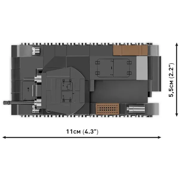 COBI: Panzer II Ausf. A zestaw konstrukcyjny (2718) zdjęcie 4