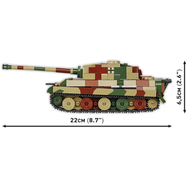 COBI: Pz.Kpfw. VI B Tygrys II „Królewski Tygrys” zestaw konstrukcyjny (2732) zdjęcie 5