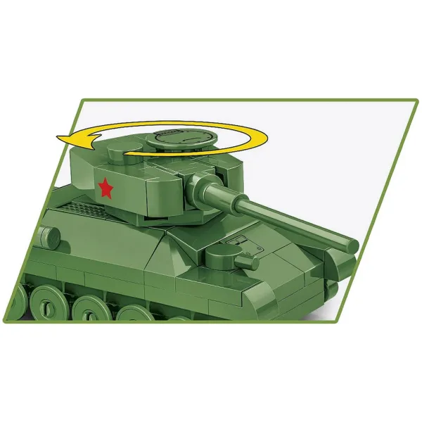 COBI: Radziecki czołg T-34/85 zestaw konstrukcyjny (3092) zdjęcie 3
