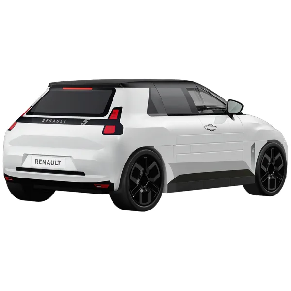 COBI: Renault 5 E-Tech, biały samochód, zabawka konstrukcyjna (24675) zdjęcie 3