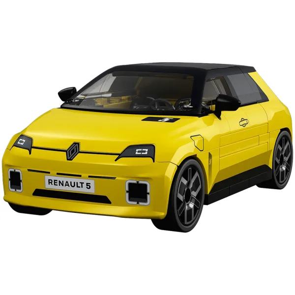 COBI: Renault 5 E-Tech żółty samochód konstrukcyjny (24673) zdjęcie 2