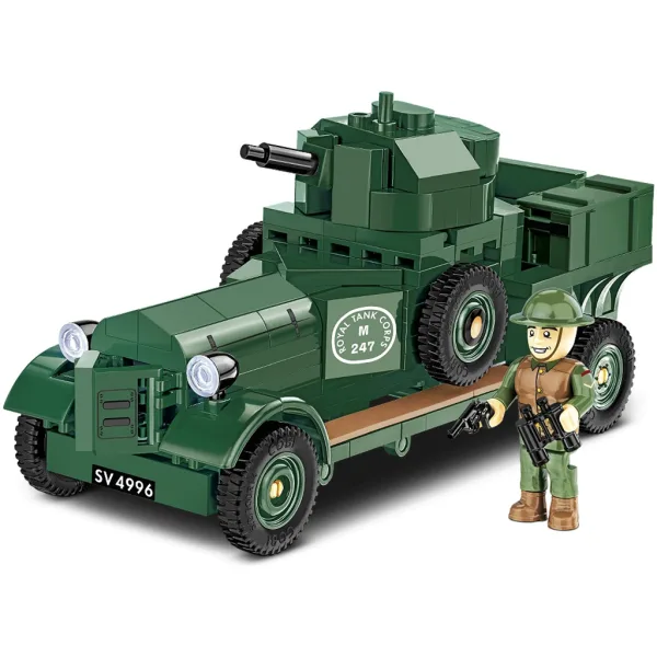 COBI: Samochód pancerny Rolls Royce 1920 Pattern Mk I zestaw do składania (2988) zdjęcie 5