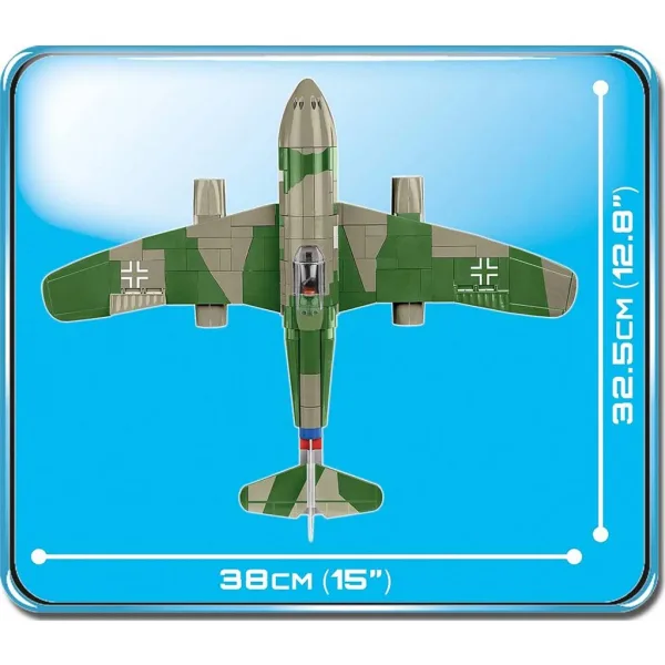COBI: Samolot Messerschmitt Me 262 A-1a - zestaw klocków (5721) zdjęcie 5