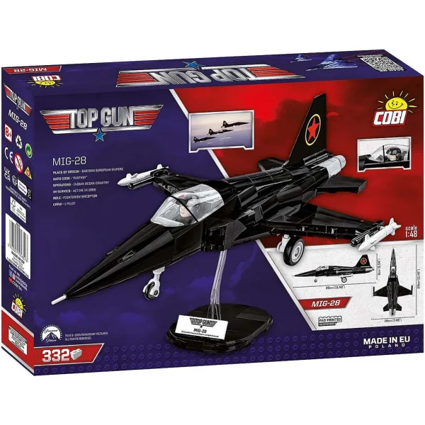 COBI: Samolot MiG-28 „TOP GUN” zestaw klocków konstrukcyjnych (5859) zdjęcie 7